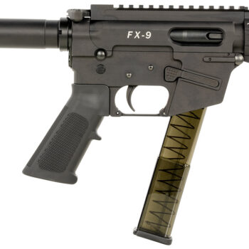 FREEDOM ORDNANCE FX9P4SBM FX-9  9mm Luger 31+1 4" Black Nitride Steel Barrel, M-LOK Handguards, Black Anodized Aluminum Picatinny Rail Receiver, Black SB Mini Brace, AR15 Grip