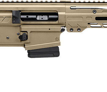 CMMG 55A520BCT Dissent BR4 *CA Compliant 5.56 NATO 10+1 16.10" Black Nitride Threaded Barrel, Coyote Tan Cerakote Picatinny Rail Aluminum Receiver, Magpul SGA Black Synthetic Stock