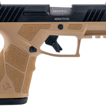 Taurus 1-GX2931T GX2  9mm Luger 13+1 3.37" Matte Stainless Steel Barrel, Matte Black Serrated Stainless Steel Slide, Tan Polymer Frame w/Picatinny Rail, Polymer Grip