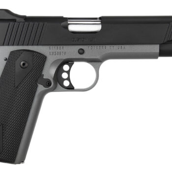 Kimber Mfg.,inc 3700786CA Custom LW Shadow Ghost (MA) 9mm 9+1 5" KimPro Black Stainless Steel Slide Double-Diamond Checkered Rubber Grip