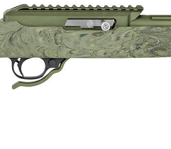 Tactical Solutions ATE2MODBHGGRN X-Ring VR Gen2 22 LR Matte OD Green Barrel & Receiver, Hogue OverMolded Ghillie Green Synthetic Stock
