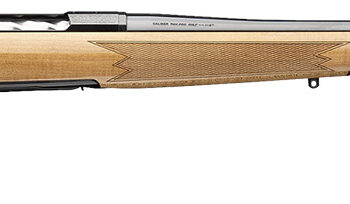Browning 036080224 X-Bolt 2 Medallion 270 Win 4+1 22" Blue Polished Threaded Barrel & Drilled & Tapped Carbon Steel Receiver, Fixed Gloss AAAA Maple Wood Stock, Radial Muzzle Brake