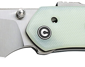 Civivi Knives C22036-2 Vision FG  3.54" Folding Tanto Plain Satin Nitro-V Steel Blade, Natural G10 Handle