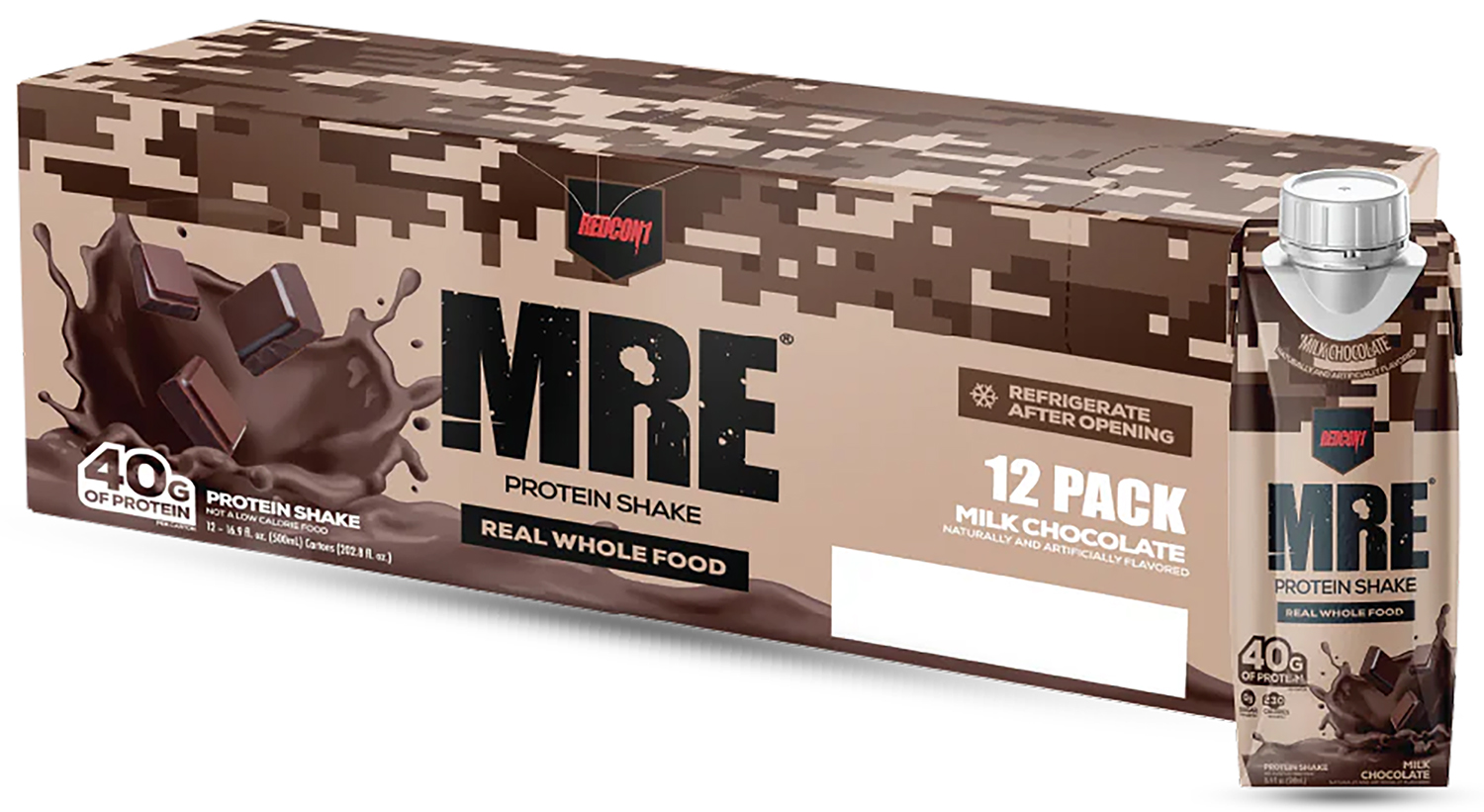 Redcon1 RC1MRERTDMC12 MRE Ready to Drink Milk Chocolate 14 oz, 12pk 3 Redcon1 RC1MRERTDMC12 MRE Ready to Drink Milk Chocolate 14 oz, 12pk