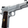 Dickinson LLC DKSN9S 1911 Adam S Commander Frame SAO 9mm Luger 9+1 4.25" Stainless Button Rifled Barrel, Stainless Steel S Serrations Slide, Stainless Steel Frame, Wood Grip 2 184089