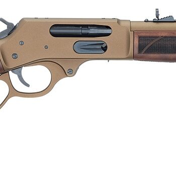 Henry H010XCW4570 Explorer Carbine 45-70 Gov 4+1 16.50" Burnt Bronze Cerakote Threaded Barrel, Burnt Bronze Cerakote Steel Drilled & Tapped Receiver, American Walnut Fixed w/Pistol Grip Stock