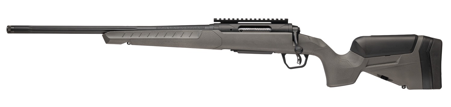 Savage Arms 32437 110 Trailblazer 400 Legend 4+1 20" Fluted Barrel, Flat Dark Gray Adj LOP Synthetic Stock, Left Hand 3 Savage Arms 32437 110 Trailblazer 400 Legend 4+1 20" Fluted Barrel, Flat Dark Gray Adj LOP Synthetic Stock, Left Hand