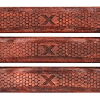Woox SH.MLK004.S3 M-LOK Rail Covers 3 Slot American Walnut 4.88" Long