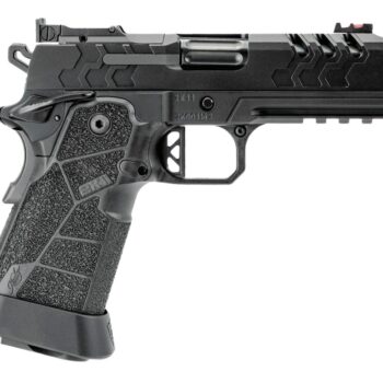 Kimber Mfg, Inc 3500073 2K11 Pro Compact 9mm Luger 19+1 4.25" Black DLC Stainless Steel Compensated Barrel & Lightening Cut/Optic Ready/Serrated Slide, Black Stainless Steel Frame w/Beavertail & Picat