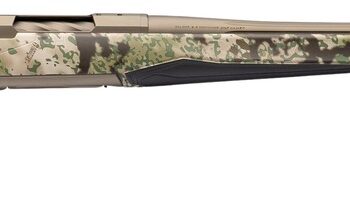Browning 036138298 X-Bolt 2 Speed 7mm PRC 3+1 24" Smoked Bronze Cerakote Fluted Threaded Barrel & Steel Drilled & Tapped Receiver, Kryptek Obskura Transitional Camo Adj Vari-Tech Synthetic Stock, Righ