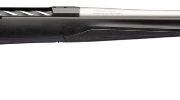 Browning 036115298 X-Bolt 2 Special LR Full Size 7mm PRC 3+1 24" Matte Stainless Threaded Barrel, Matte Stainless Steel Drilled & Tapped Receiver, Black Adj Comb & LOP Synthetic Stock Right Hand