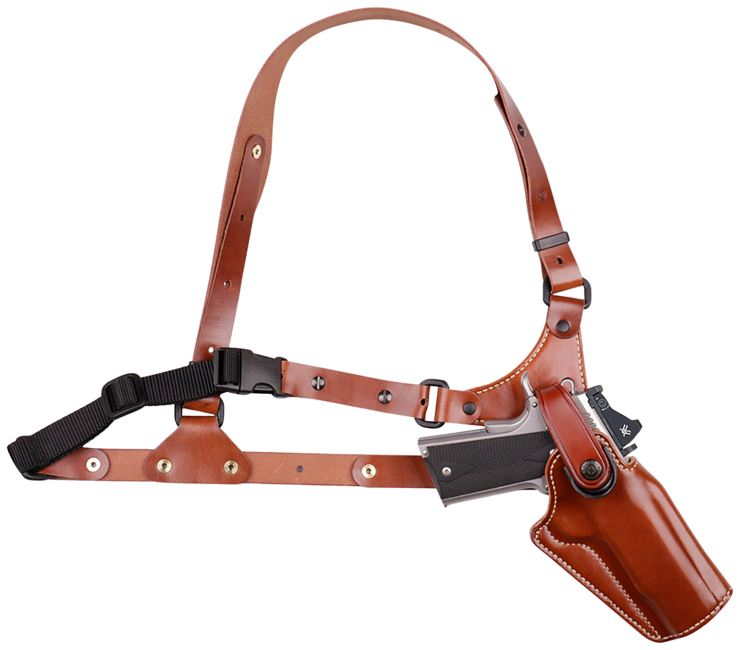 Galco GA186 Great Alaskan Size Fits Chest Up To 54" Tan Leather Shoulder/Torso Strap Fits Ruger Alaskan Fits S&W N Frame Right Hand 3 Galco GA186 Great Alaskan Size Fits Chest Up To 54" Tan Leather Shoulder/Torso Strap Fits Ruger Alaskan Fits S&W N Frame Right Hand