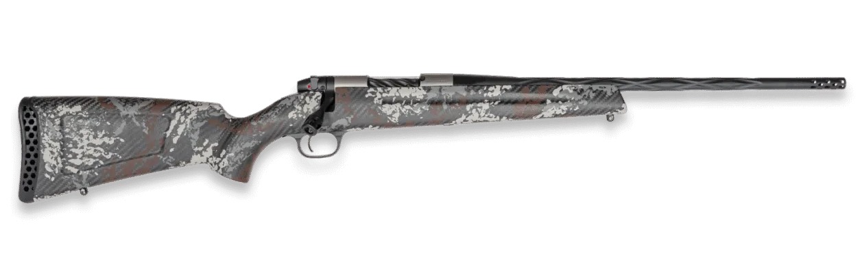 Weatherby MBP01N22CMR19B Mark V Capra 22 Creedmoor 2+1 17" Graphite Black Cerakote Fluted Threaded Barrel Titanium Receiver Drilled & Tapped Receiver Exposed Carbon w/Gray, White & Rust Sponge Accents 3 Weatherby MBP01N22CMR19B Mark V Capra 22 Creedmoor 2+1 17" Graphite Black Cerakote Fluted Threaded Barrel Titanium Receiver Drilled & Tapped Receiver Exposed Carbon w/Gray, White & Rust Sponge Accents