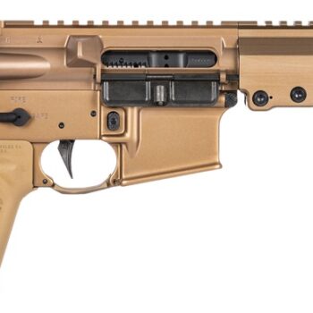 Geissele Automatics 08562S Super Duty MOD1 5.56 NATO No Magazine 10.30" Threaded Barrel, Desert Dirt Cerakote Aluminum Receiver w/Picatinny Rail, M-LOK Handguard, DD Polymer SB Tactical SBA3 Brace, Mi