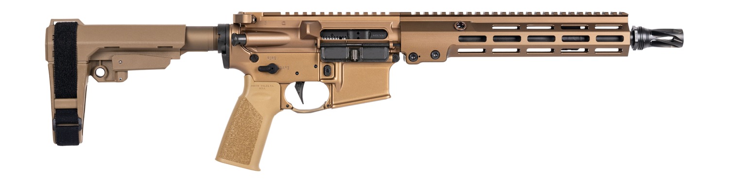 Geissele Automatics 08561S Super Duty MOD1 5.56 NATO No Magazine 11.50" Threaded Barrel, Desert Dirt Cerakote Aluminum Receiver w/Picatinny Rail, M-LOK Handguard, DD Polymer SB Tactical SBA3 Brace, Mi 3 Geissele Automatics 08561S Super Duty MOD1 5.56 NATO No Magazine 11.50" Threaded Barrel, Desert Dirt Cerakote Aluminum Receiver w/Picatinny Rail, M-LOK Handguard, DD Polymer SB Tactical SBA3 Brace, Mi