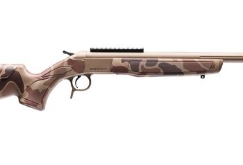 CVA CR4436DC Cascade Takedown 6.5 Creedmoor 1rd 20" Flat Dark Earth Cerakote Stainless Steel Threaded Barrel & Receiver w/Picatinny Rail, Duck Camo Synthetic Stock