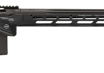 Cadex Inc CDXSSPRO6526CP20I2B1N CDX-SS Seven S.T.A.R.S. Pro 6.5 Creedmoor 10+1 26" Black DLC Fluted Threaded Barrel, Black Cerakote Receiver, ARCA Rail,  M-LOK Handguard, Black Adjustable Folding Butt