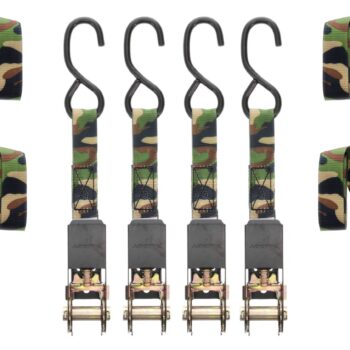 MUDDY MUD-SDRS8-4PK   1"X8' STD DUTY RATCHET STRAP