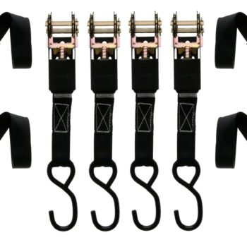 MUDDY MUD-SDRS10-4PK  1"X10'STD DUTY RATCHET STRAP