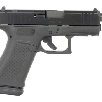 Glock UX4350201FRMOSTB G43X  9mm Luger 10+1 3.41" Black Threaded Barrel, Black Steel Optic Ready/Serrated Slide, Black Polymer Frame w/Accessory Rail, Ambidextrous