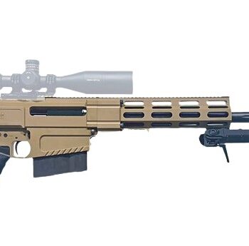 HM Defense HM50MAX50BMGFDE HM50 Max 50 BMG 10+1 29.25" Black Match Grade Threaded Barrel, FDE Cerakote Aluminum Receiver w/Picatinny Rail, M-LOK Handguard, Picatinny Rail/Arca Rail Forend, Adj Cheekpi