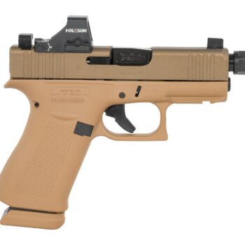 Glock UX4350204NR15ORNINO2 G43X 9mm Luger 15+1 3.41" Steel Serrated Slide Ambidextrous