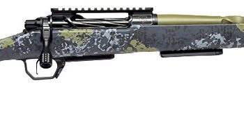 Horizon Firearms HRF-VE2-7PRC-22R Venatic 2 7mm PRC 22" Sage Green Spiral Fluted Threaded Barrel, Black DLC Receiver w/Picatinny Rail, Arca Rail Forend, Artic Moss Iota EKO X Carbon Fiber Stock