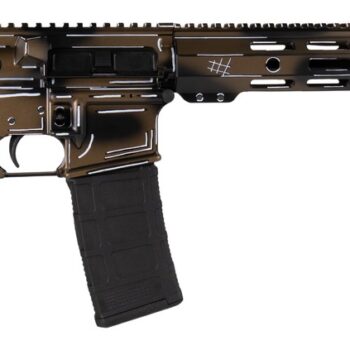 Shark Coast Tactical SCC101952AFDECC Anime-15  5.56 NATO 10+1 16" Black Nitride Barrel, Flat Dark Earth Cerakote Aluminum Receiver w/Picatinny Rail, M-LOK Handguard, Black Polymer Stock & Black Polyme
