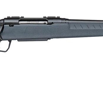 Savage Arms 33128 Axis 2  7mm-08 Rem 4+1 20" Matte Black Carbon Steel Threaded Barrel, Drilled & Tapped Receiver, Gray Fixed w/Pistol Grip Synthetic Stock, Right Hand