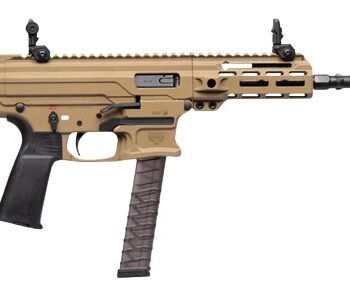 Panzer Arms PAARP9PCCCT ARP9 9mm Luger 33+1 6.50" Black Barrel, Coyote Tan Aluminum Receiver w/Picatinny Rail, Rear Picatinny Rail, Black Polymer Grip, Ambidextrous