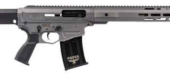 Panzer Arms PAAR12GLF AR12 G5 Semi-Auto 5+1 18.50" Gray Cerakote Aluminum/Polymer Receiver w/Picatinny Rail, M-LOK Handguards, Black Synthetic Stock