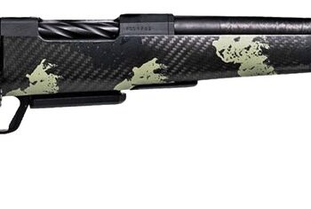 Fierce Firearms ROGSCMX25CM20BF Carbon Mini Rogue XP 25 Creedmoor 3+1 20" Carbon Fiber Match Grade Barrel, Black DLC Stainless Steel Drilled & Tapped Receiver, Forest Camo Push Button Adj Cheek Piece
