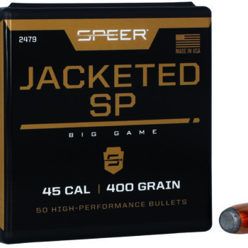 Speer 2479 Hot-Cor  45Cal 400gr Soft Point Flat Nose 50 Per Box/5 Case