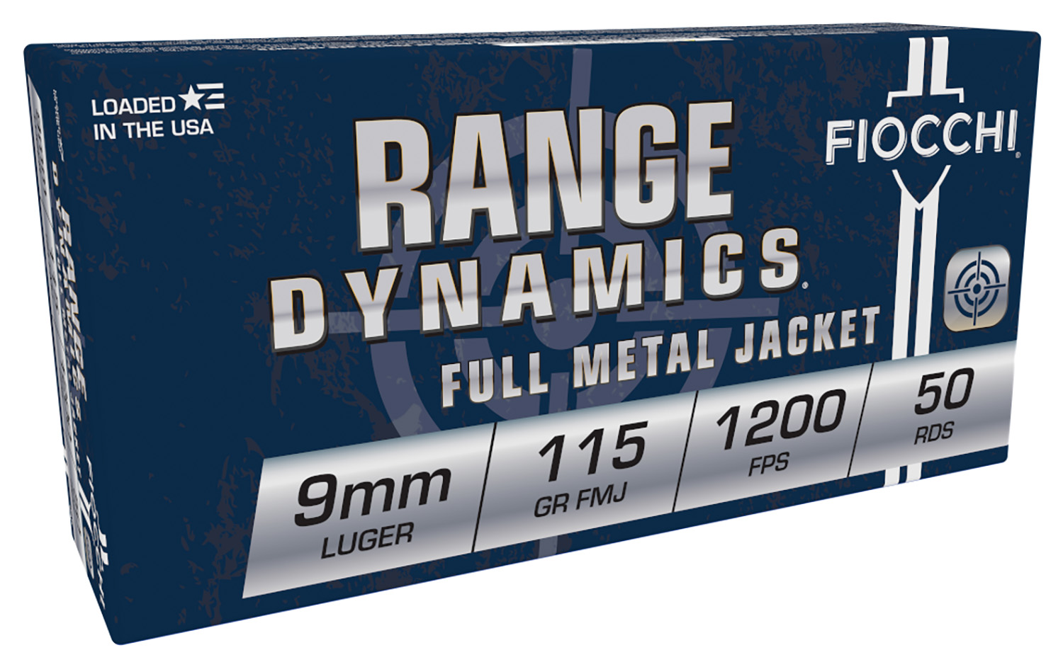 Fiocchi 9AP Range Dynamics 9mmLuger 115gr Full Metal Jacket 50 Per Box/20 Case 2 Fiocchi 9AP Range Dynamics 9mmLuger 115gr Full Metal Jacket 50 Per Box/20 Case