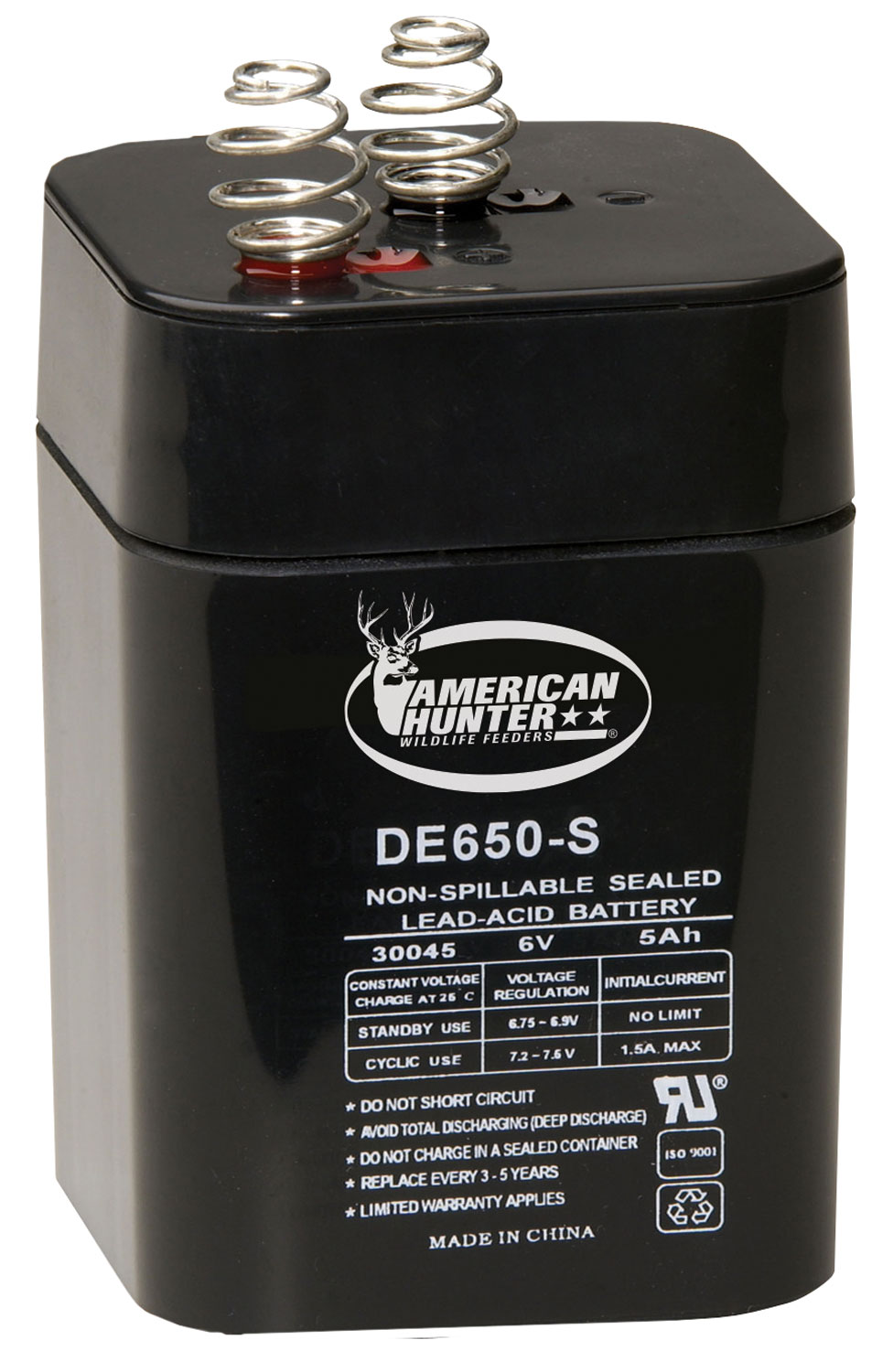 American Hunter DE30053 HR Rechargeable Lantern Battery 6 Volt 5 AMP 3 American Hunter DE30053 HR Rechargeable Lantern Battery 6 Volt 5 AMP
