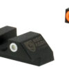 Night Fision GLK001007OGZ Tritium Night Sights For Glock Green Tritium Orange Outline Front Sight- Green Tritium Black Outline Rear Sight Glock 17/17L/19/22 1 41451