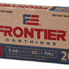 Frontier Cartridge FR260 Military Grade Centerfire Rifle 5.56x45mmNATO 62gr Full Metal Jacket 20 Per Box/25 Case 2 50472
