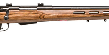 Savage Arms 18528 25 Lightweight Varminter-T 223 Rem 4+1 Cap 24" Matte Black Rec/Barrel Natural Brown Laminate Fixed Thumbhole Stock Right Hand (Full Size) with Detachable Box Magazine