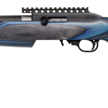 Magnum Research SSEB22G Magnum Lite SwitchBolt Full Size 22 LR 10+1 17" Black Anodized Carbon Steel/Threaded Barrel, Black w/Integral Scope Base Receiver/ Blue Fixed Thumbhole Stock, Right Hand
