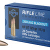 PPU PP300BH Standard Rifle 300Blackout 125gr Hollow Point Boat Tail 20 Per Box/50 Case 1 56945