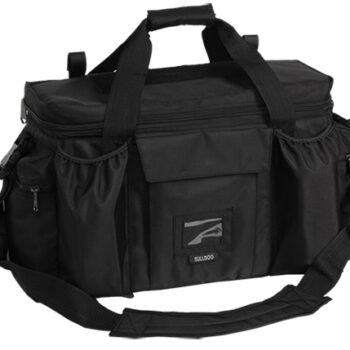 Bulldog BD920 Deluxe Police & Shooter XL Black Nylon w/ Removeable Dividers, Storage Pockets