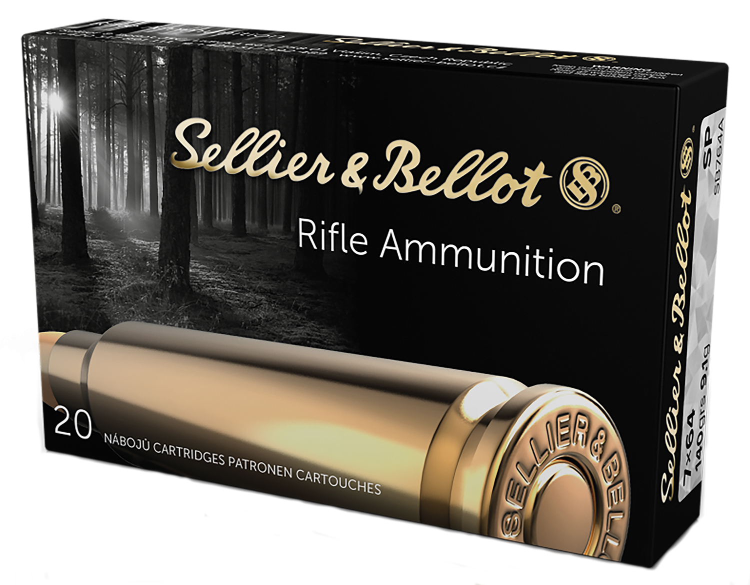Sellier & Bellot SB764A Rifle 7x64mmBrenneke 140gr Soft Point 20 Per Box/20 Case 3 Sellier & Bellot SB764A Rifle 7x64mmBrenneke 140gr Soft Point 20 Per Box/20 Case