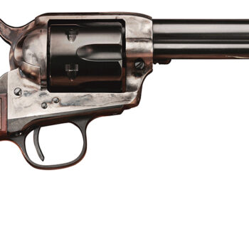 Taylors & Company 4109DE Smoke Wagon Deluxe 45 Colt (LC) 6rd 4.75" Blued Cylinder & Barrel Color Case Hardened Steel Frame Checkered Walnut Grip