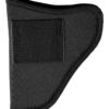 Uncle Mike's 21106 GunMate Hip Holster Size 06 Black Tri-Laminate Belt Clip/Belt Loop Fits Med Frame Pistol Fits 4" Barrel Belt 2" Wide Ambidextrous 1 73821