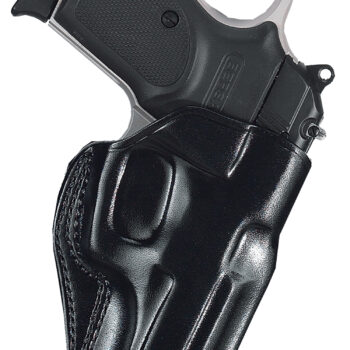 Galco SG652B Stinger  OWB Black Leather Belt Loop Fits S&W M&P Shield Fits S&W M&P Shield Plus Fits S&W M&P Shield 2.0 Right Hand