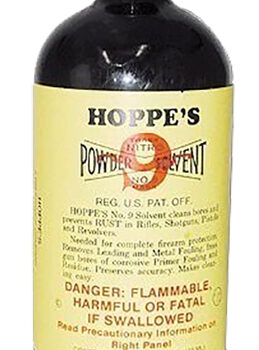 Hoppe's 916 No. 9 Bore Cleaner Removes Carbon Powder & Lead Fouling Child Proof Cap  1 Pint (16 oz.) Bottle 10 Per Pack