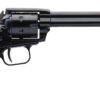 Heritage Mfg RR22B6 Rough Rider 22 LR 6 Shot, 6.50" Black Steel Barrel, Black Zinc Alloy Frame, Black Cylinder, Cocobolo Grip, Hammer/Thumb Safety, Exposed Hammer 2 87904
