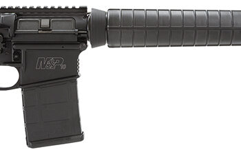 Smith & Wesson 811308 M&P10 Optic Ready 308/7.62x51mm NATO 20+1 18" Armornite Barrel, Matte Black Receiver, Black 6 Position Stock & Polymer Grip, Ambidextrous Manual Safety