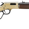 Henry H006MR41 Big Boy Carbine Full Size 41 Rem Mag 7+1 16.50" Blued Octagon Barrel, Brass Polished Brass Receiver, American Walnut Wood Stock Right Hand 2 96667
