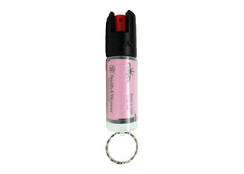 CBG S&W PEPPER SPRAY .5OZ KEYCHN PNK